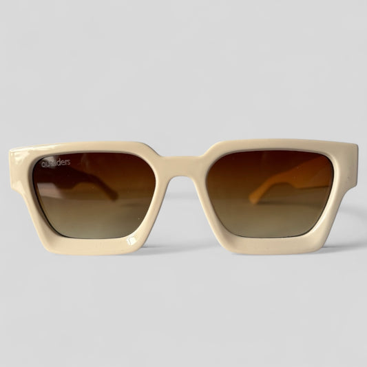 Outsiders Waved Sunglasses - Oat