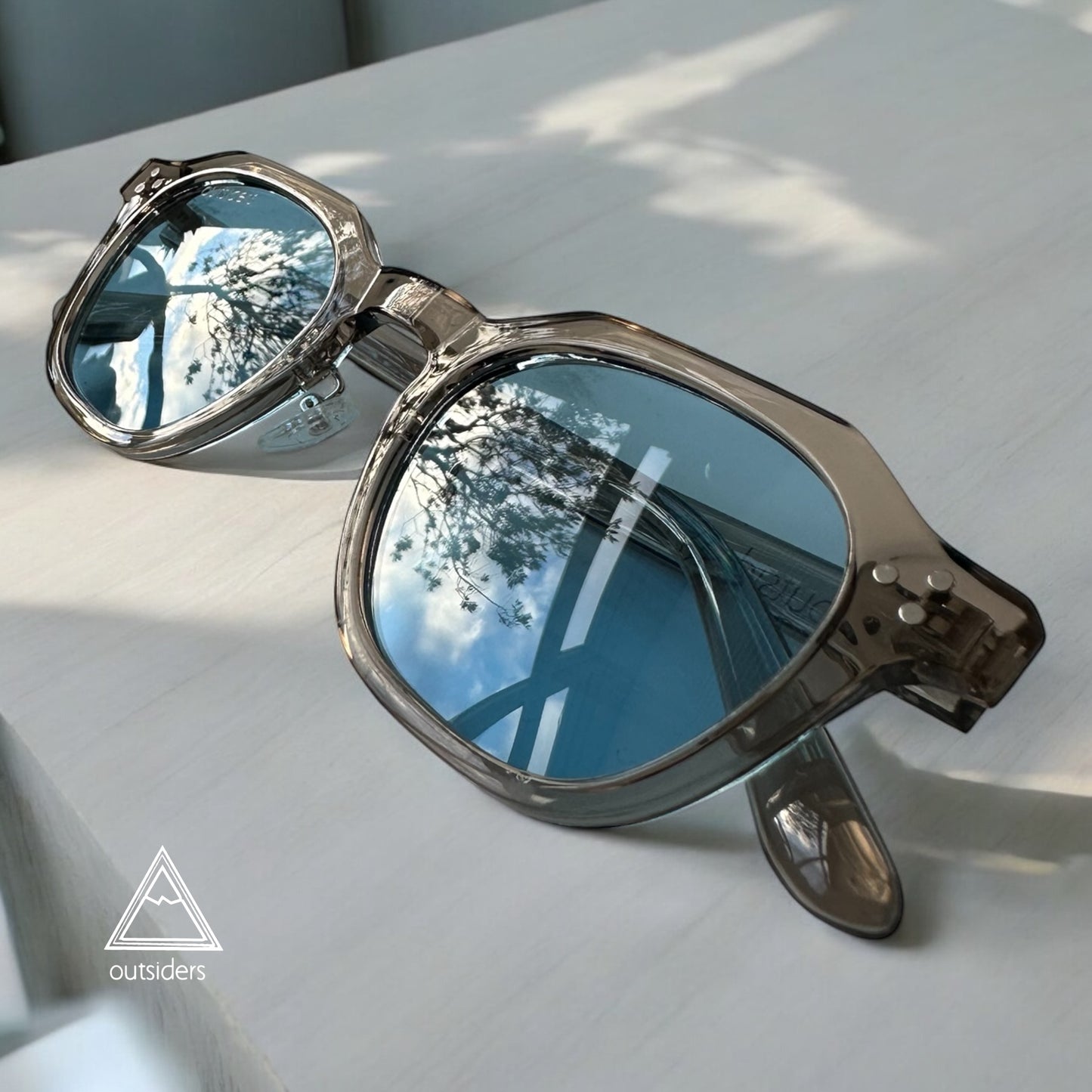 Outsiders Breeze Sunglasses - Clear Smoke / Sky Blue