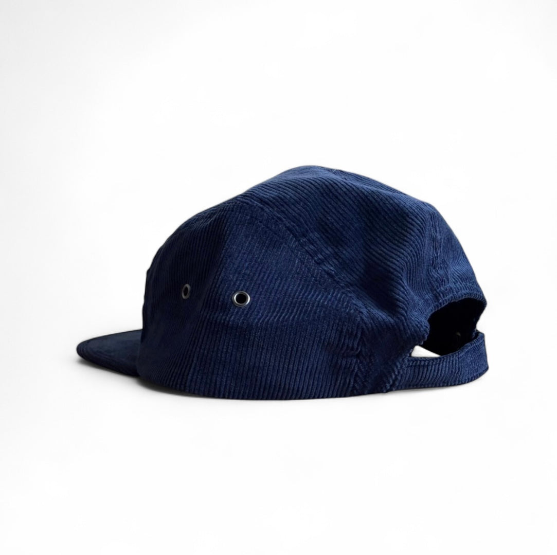 Outsiders Organic Cord 5 Panel Cap - Midnight Blue