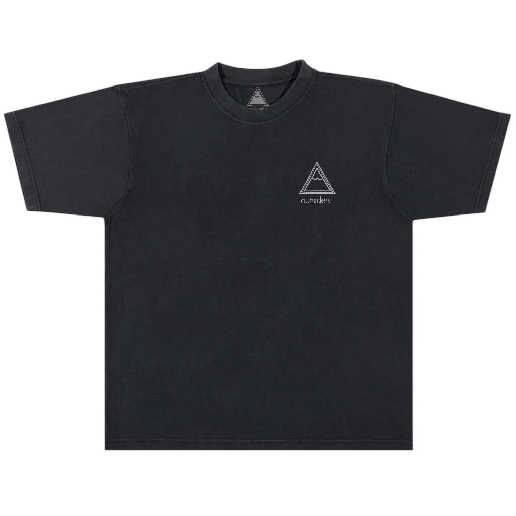 Outsiders Stencil T-shirt - Black