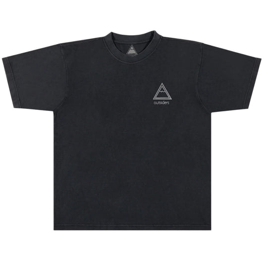 Outsiders Stencil T-shirt - Black