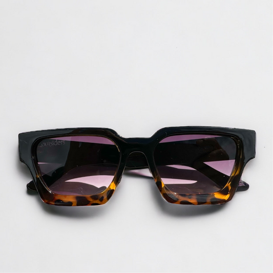Outsiders Waved Sunglasses - Tortoise Fade / Pink