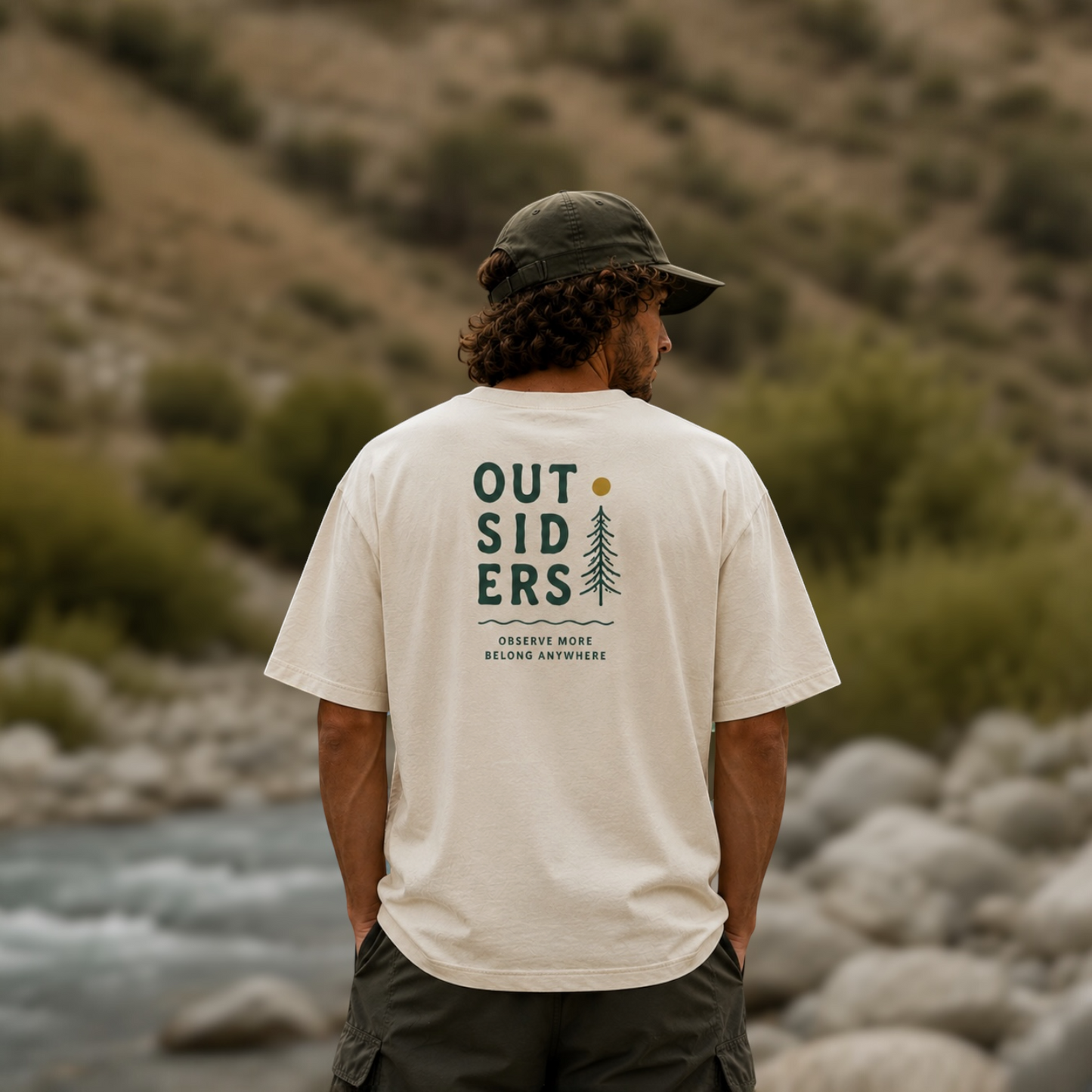 Outsiders Stack T-shirt - Egret