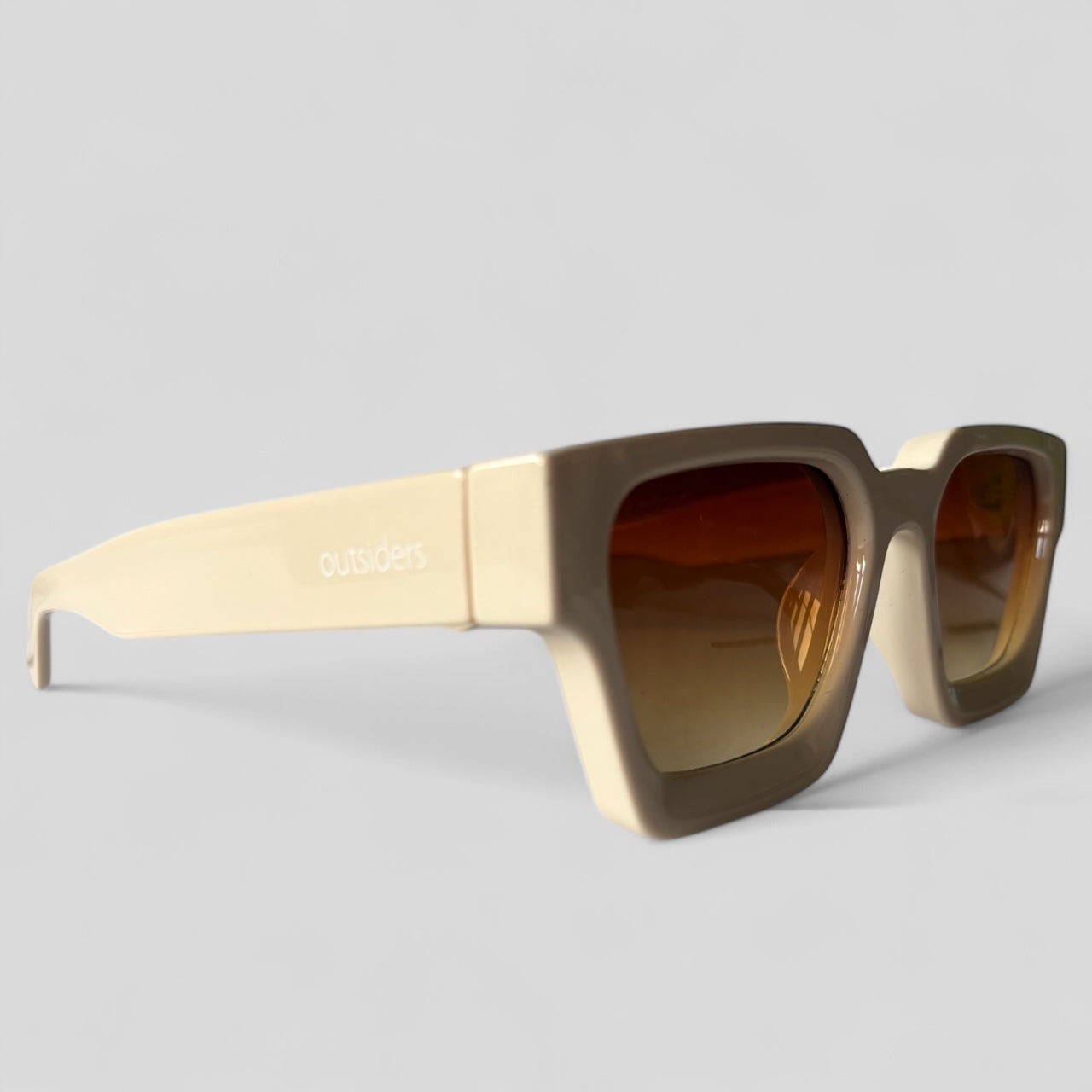 Outsiders Waved Sunglasses - Oat