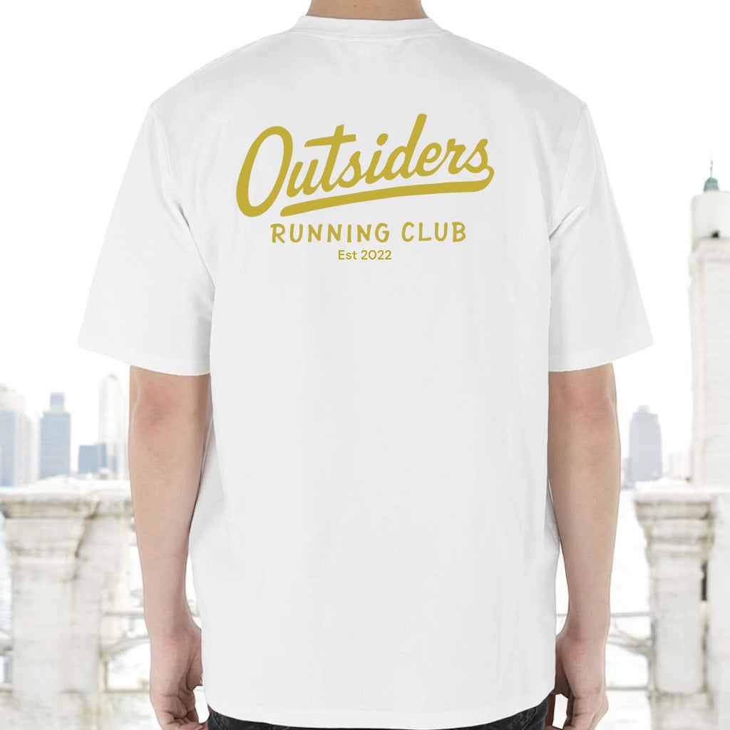Outsiders Running Club ‘Vintage Runner’ Tee - White