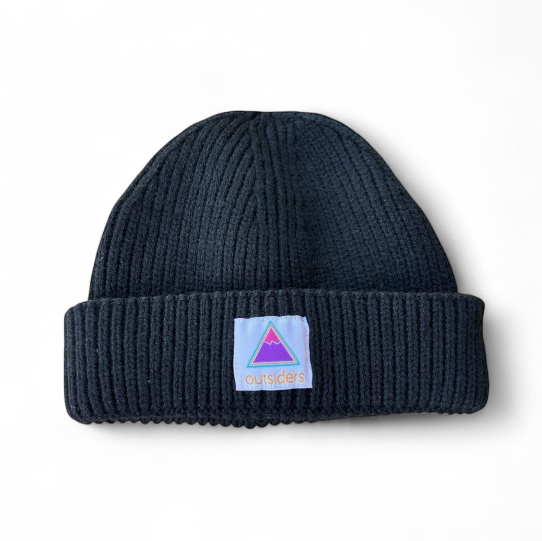 Outsiders Woven Recycled Beanie - Black