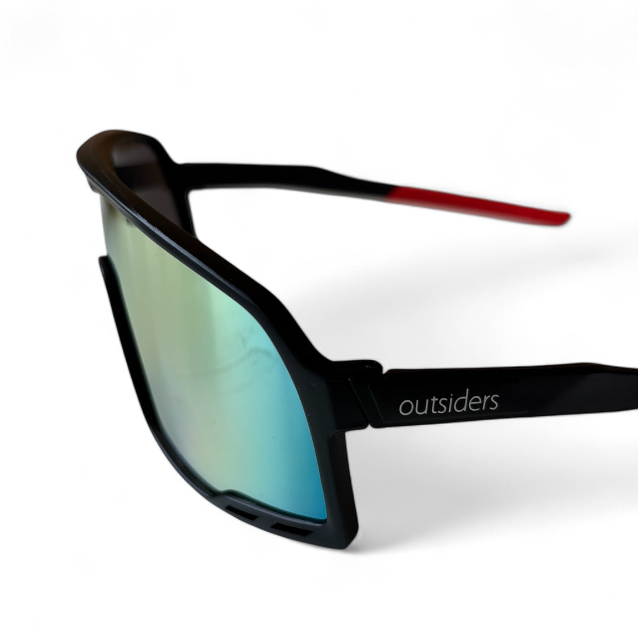 Outsiders Rush Sunglasses - Black Red Scorch