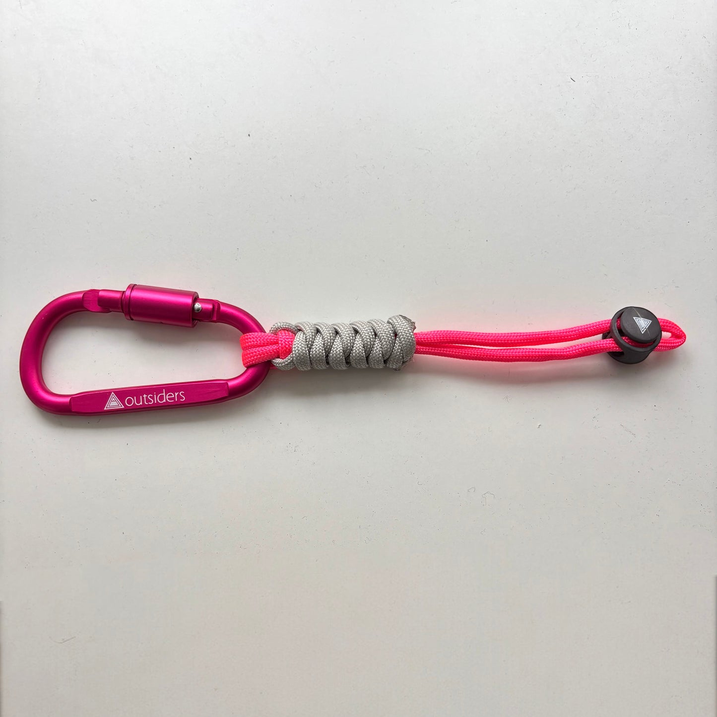 Outsiders Paracord EDC Carabiner - Pink