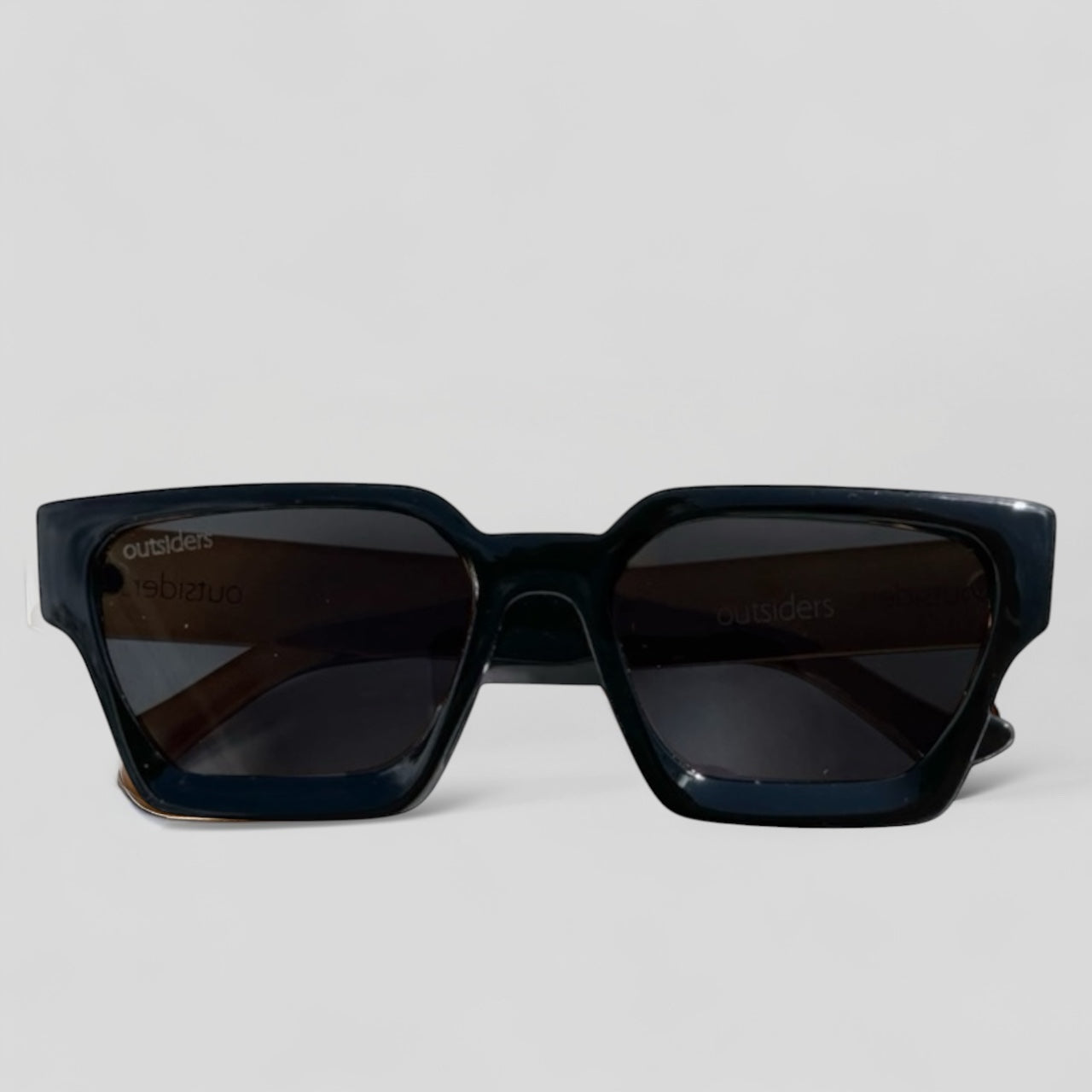 Outsiders Waved Sunglasses - Black