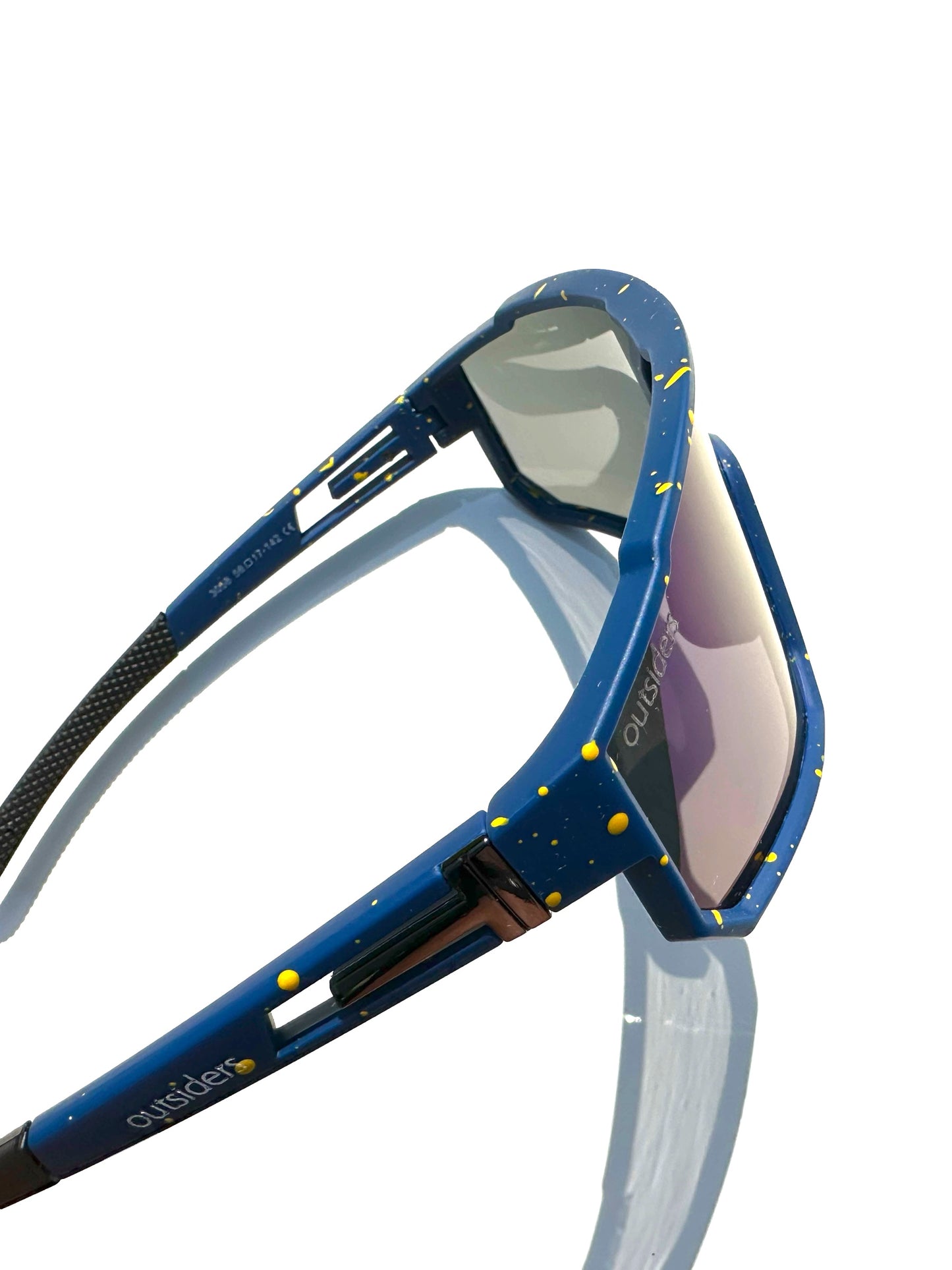 Outsiders Spaced Sunglasses - Blue / Yellow Speckle