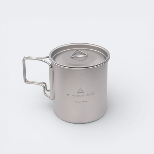 Outsiders Cafe - Titanium Camping Mug 420ml