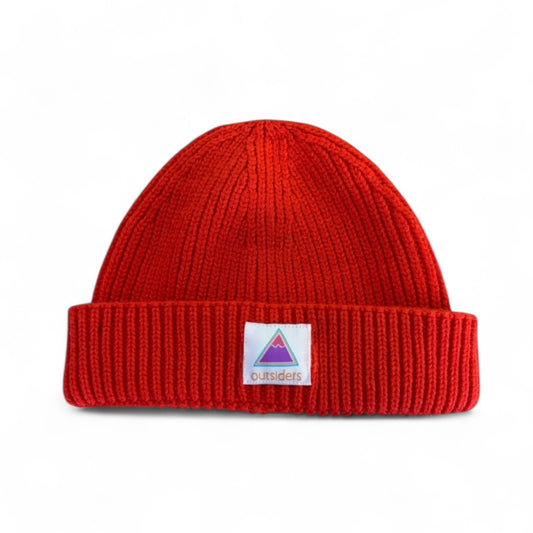 Outsiders Woven Recycled Beanie - Flame Orange