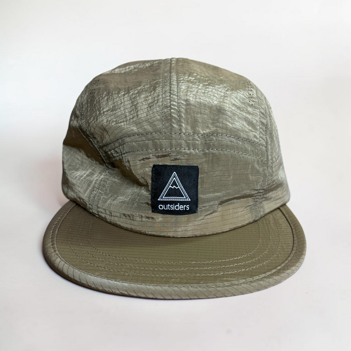 Outsiders Fly-Lite 5 Panel Running Cap - Sand