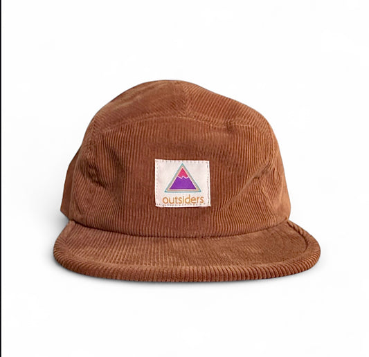 Outsiders Organic Cord 5 Panel Cap - Sequioa
