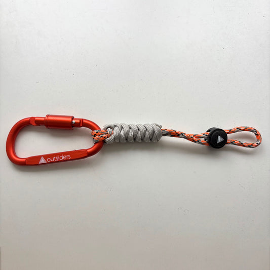 Outsiders Paracord EDC Carabiner - Orange