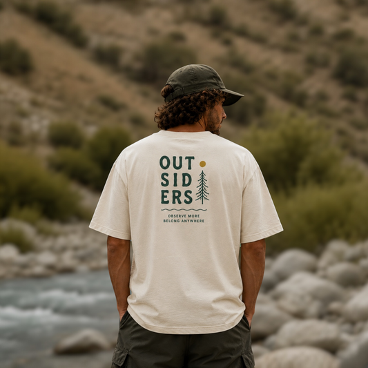 Outsiders Stack T-shirt - Egret