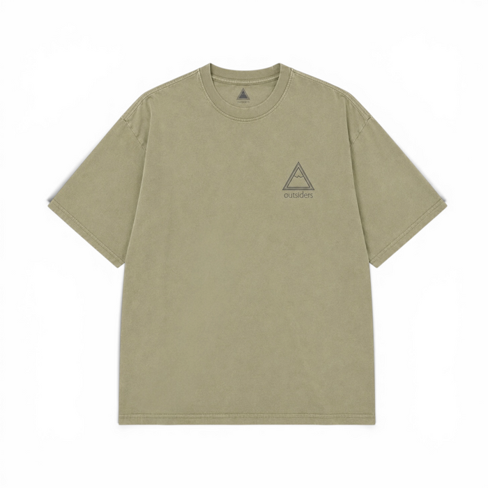 Outsiders Skele T-shirt - Washed Army