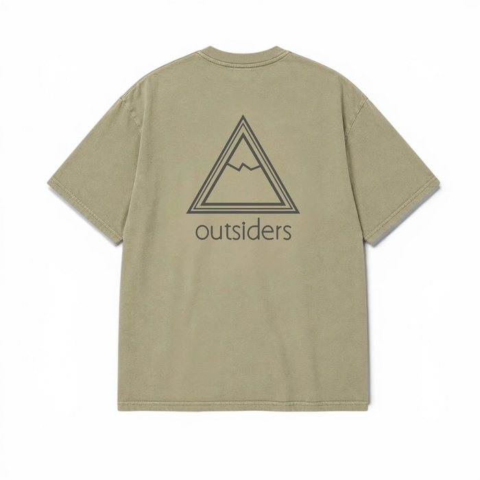 Outsiders Skele T-shirt - Washed Army