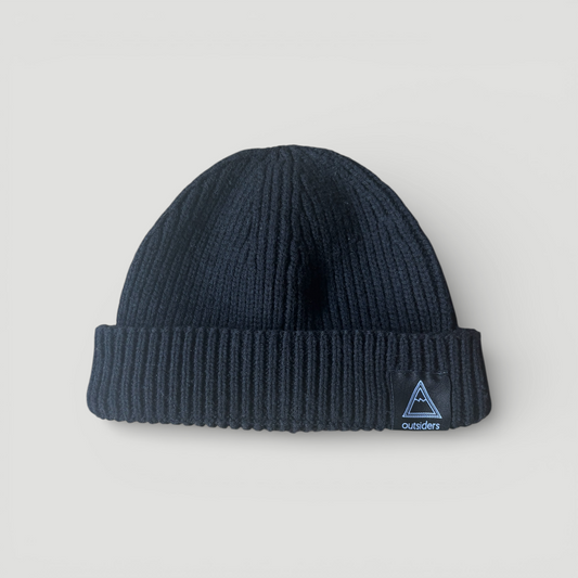 Outsiders Woven Skele Logo Beanie - Black product image