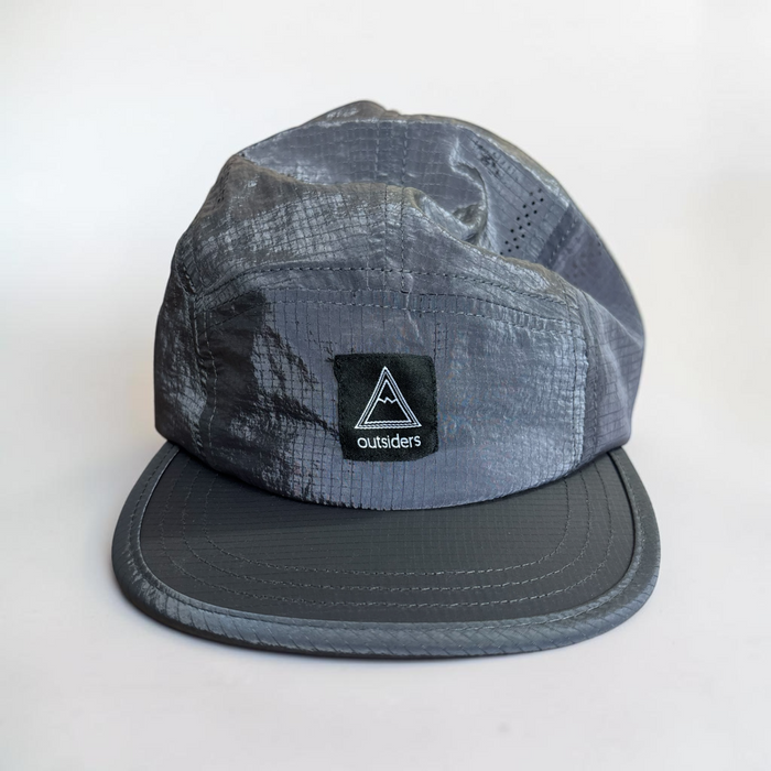 Outsiders Fly-Lite 5 Panel Running Cap - Grey