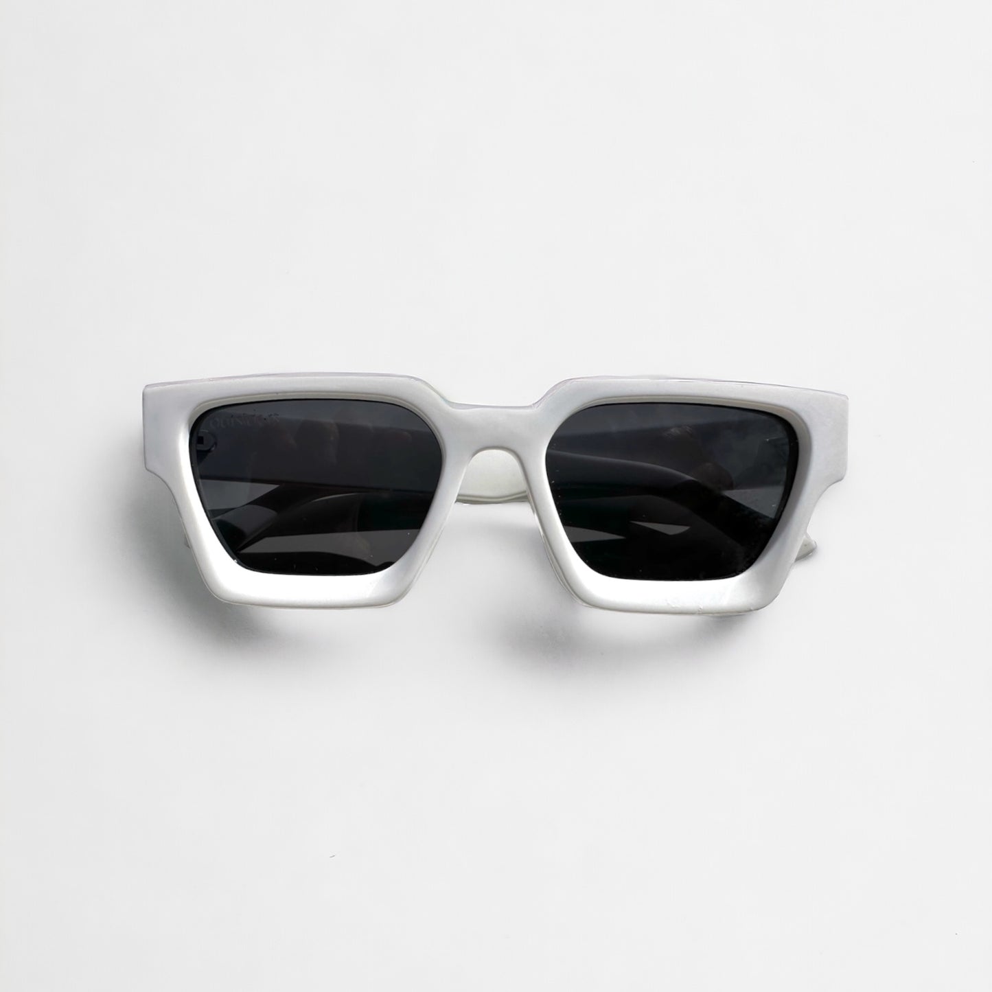 Outsiders Waved Sunglasses - White