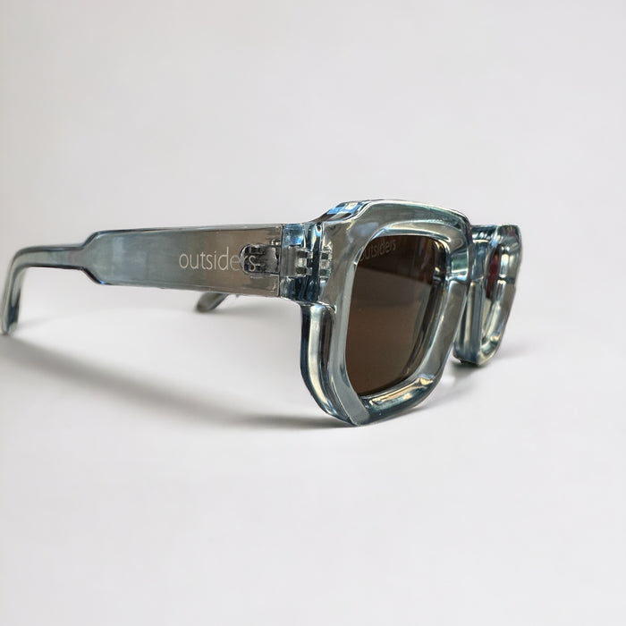 Outsiders Cascade Sunglasses - Blue Smoke / Brown