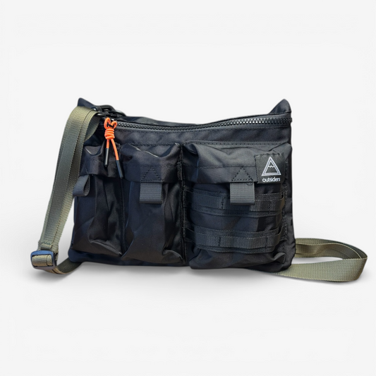Outsiders Field Crossbody Bag - Black