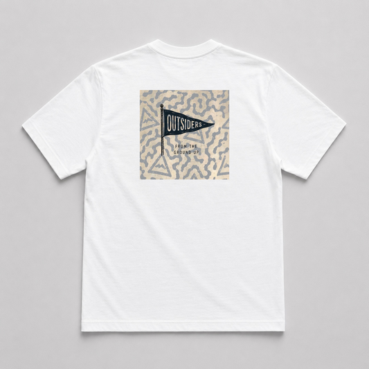 Outsiders TGU Flag T-shirt - White