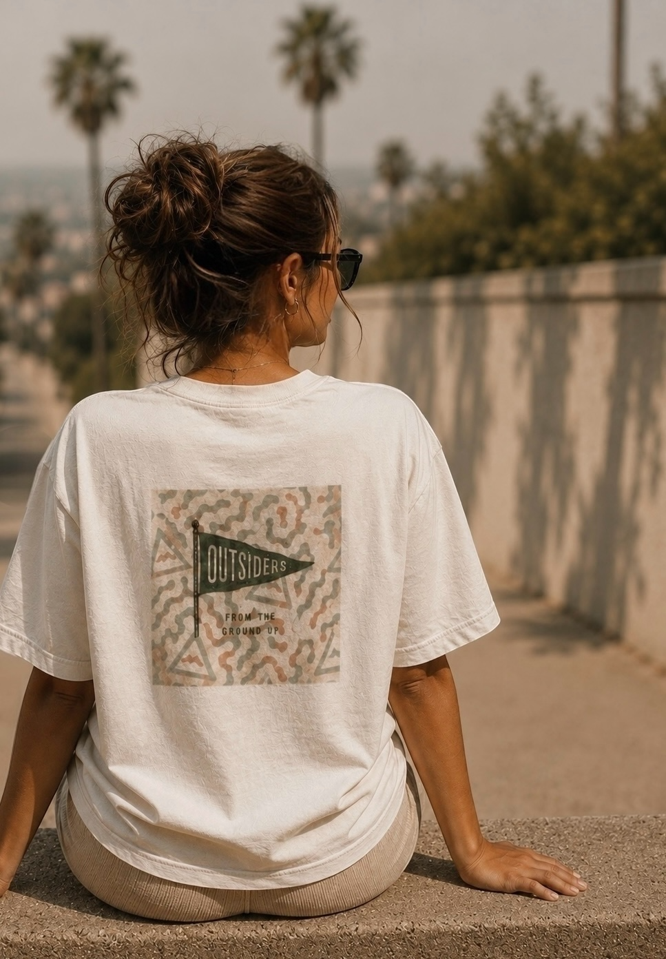 Outsiders TGU Flag T-shirt - White