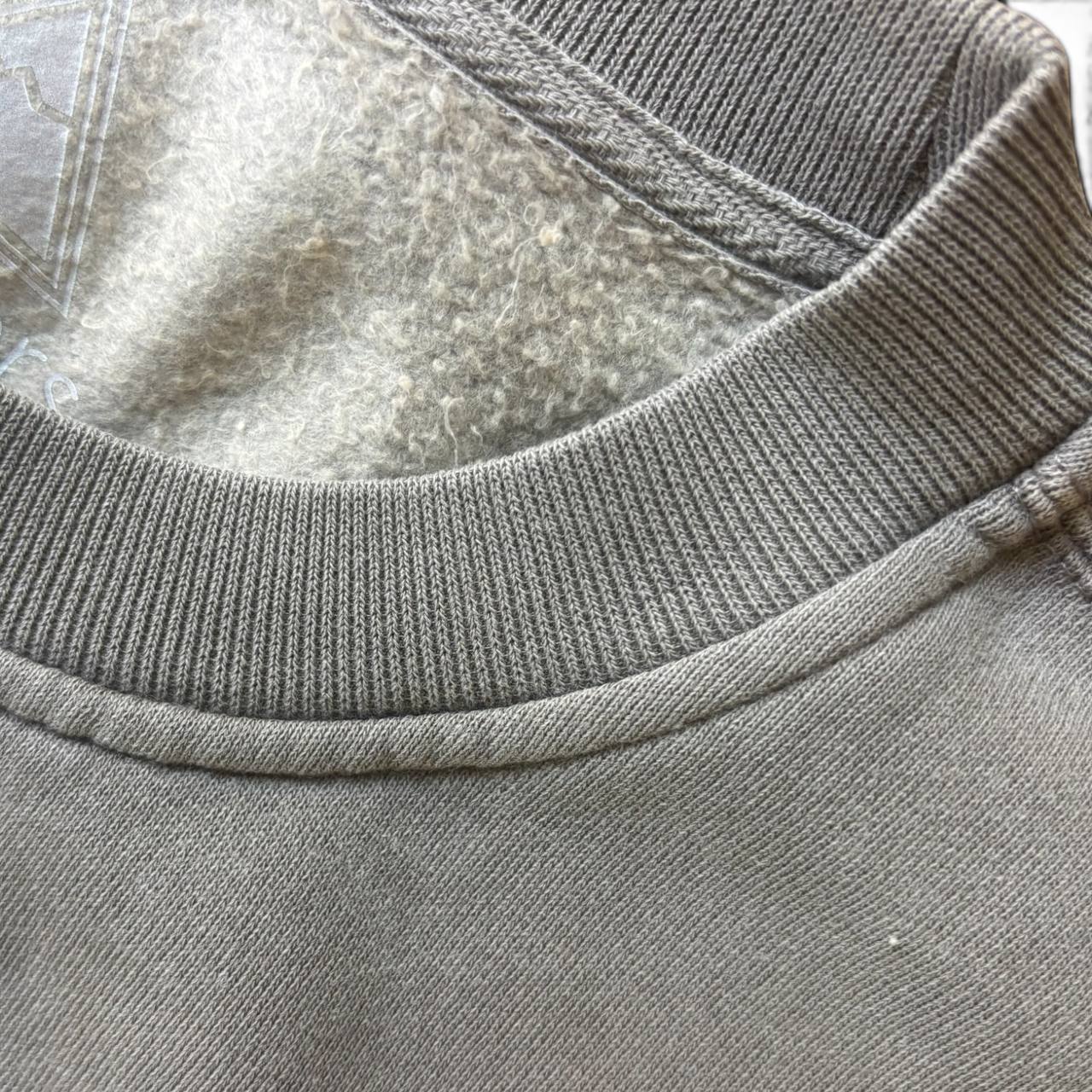Outsiders Logo Crewneck in Vintage Grey detail view 3