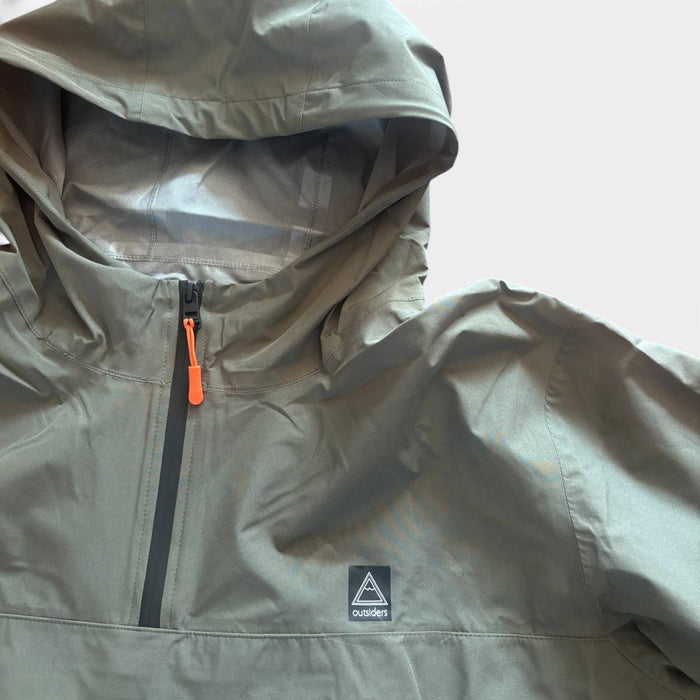 Outsiders Storm Shell Smock - Fatigue / Orange