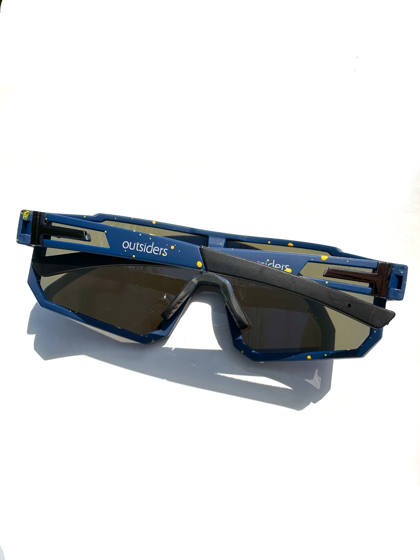 Outsiders Spaced Sunglasses - Blue / Yellow Speckle